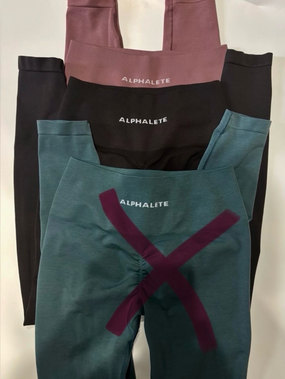 Alphalete amplify leggings 2 pairs size small